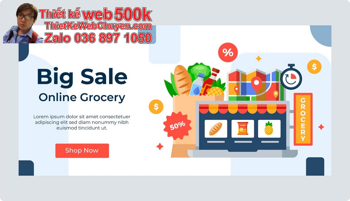 Nâng cấp web siêu thị mini Nâng cấp web siêu thị mini