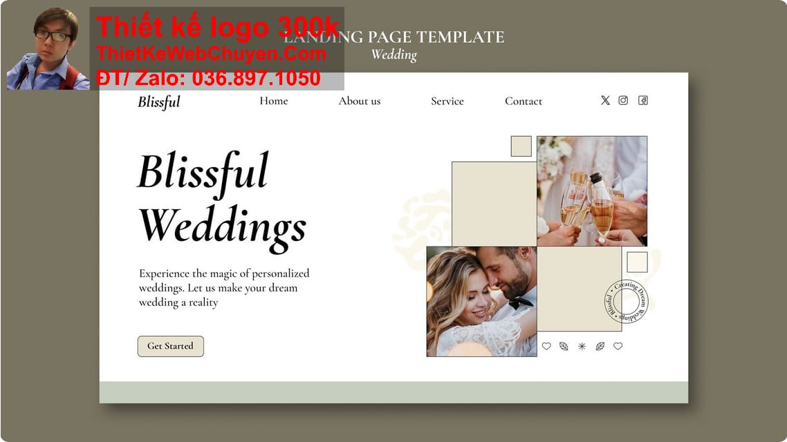 Nâng cấp web studio ảnh cưới Nâng cấp web studio ảnh cưới