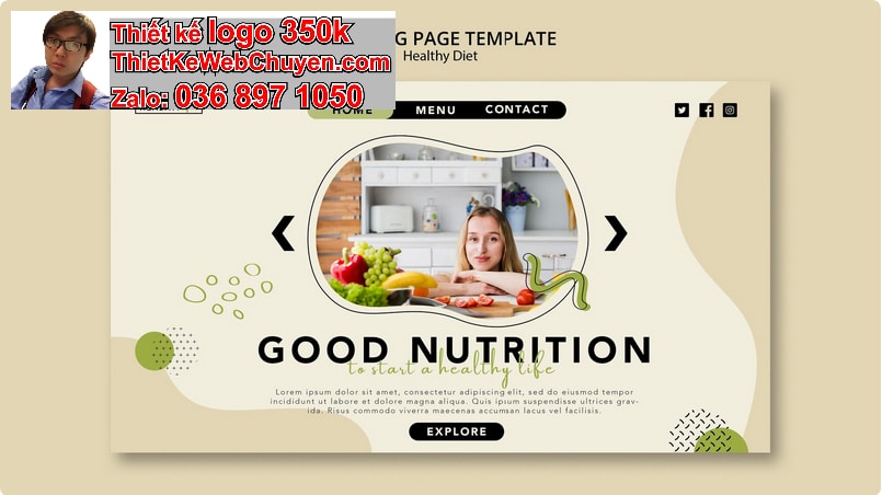 Nâng cấp web thực phẩm chức năng Nâng cấp web thực phẩm chức năng