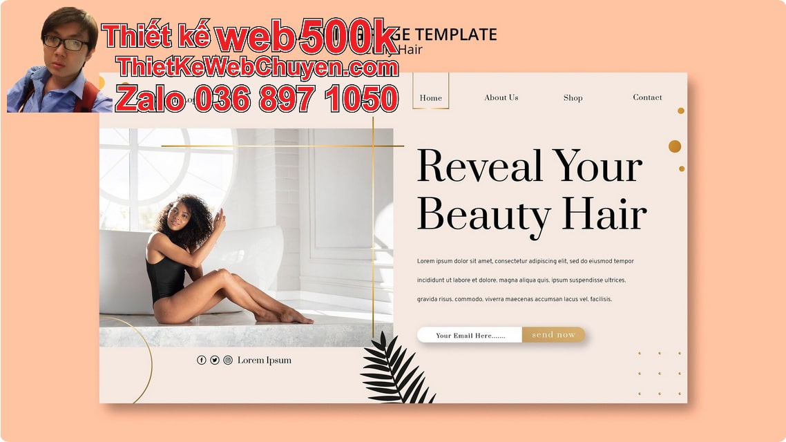 Nâng cấp web tóc nữ đẹp Nâng cấp web tóc nữ đẹp