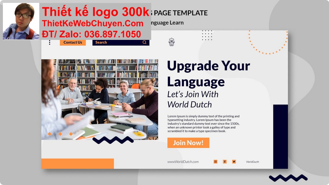 Nâng cấp web trung tâm ngoại ngữ Nâng cấp web trung tâm ngoại ngữ