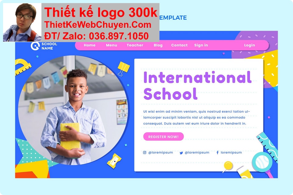 Nâng cấp web trường học Nâng cấp web trường học