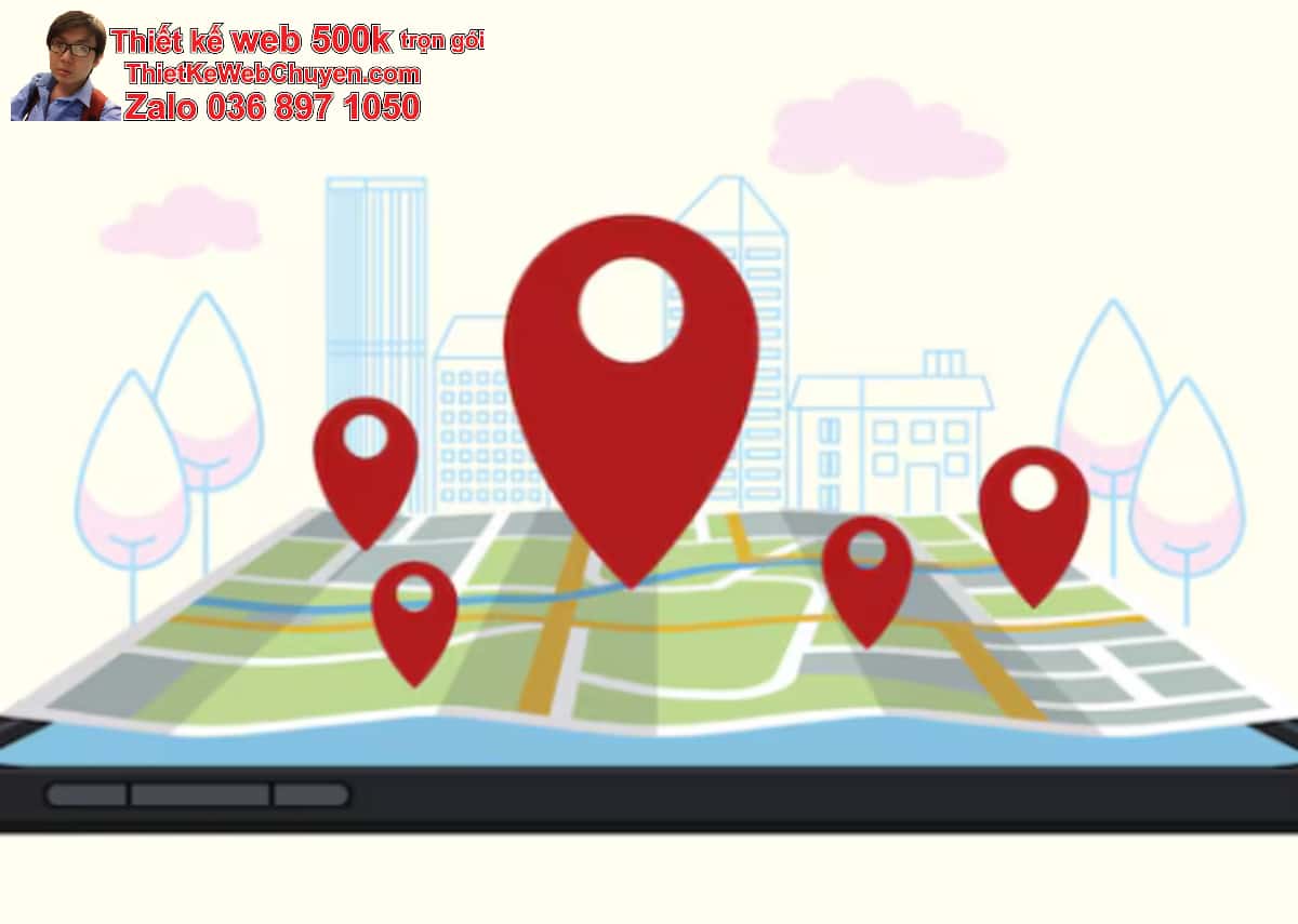 Sửa lỗi Google Map cửa hàng Bán thiết bị điện tử