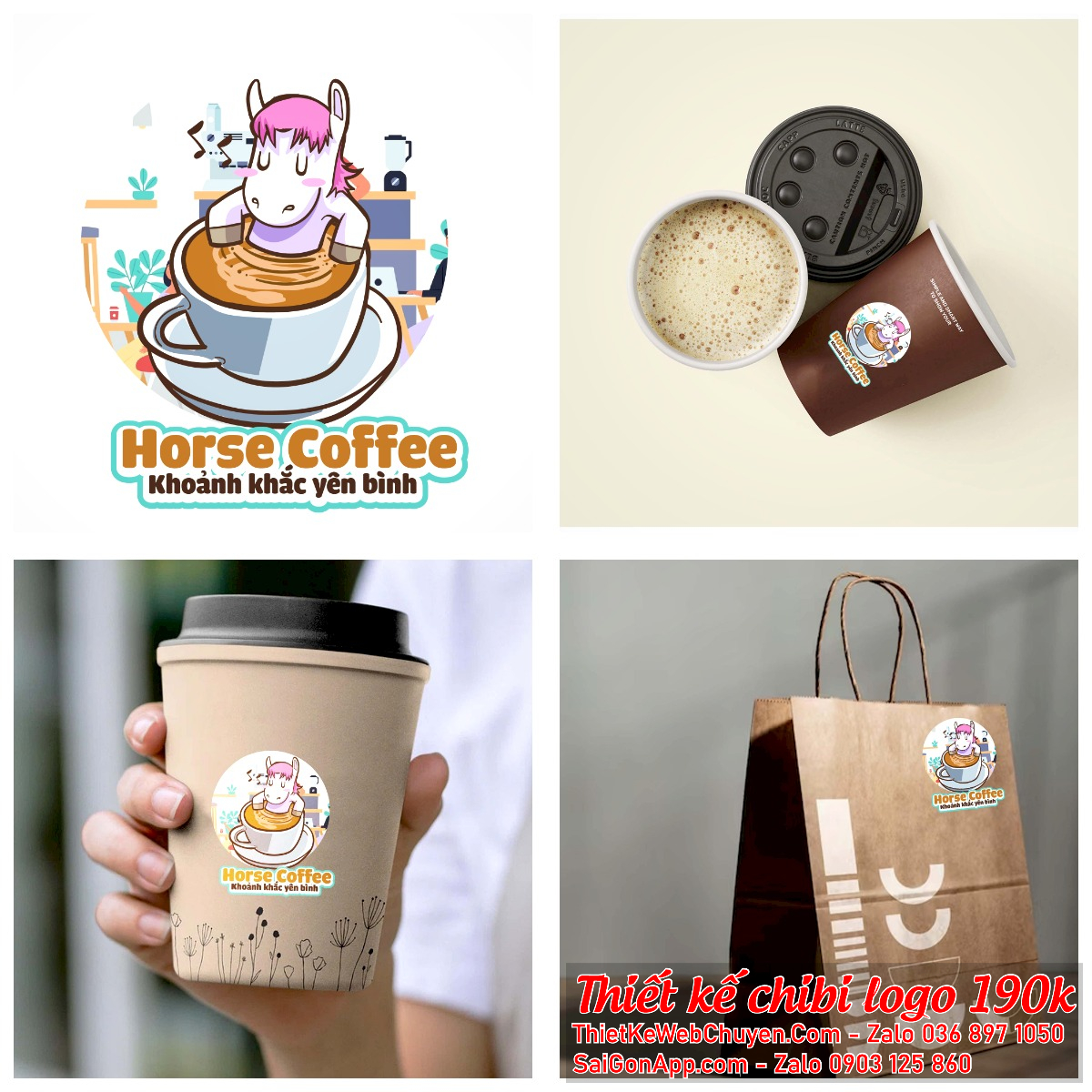 MẪU THIẾT KẾ LOGO CHIBI CON NGỰA MẪU THIẾT KẾ LOGO CHIBI CON NGỰA