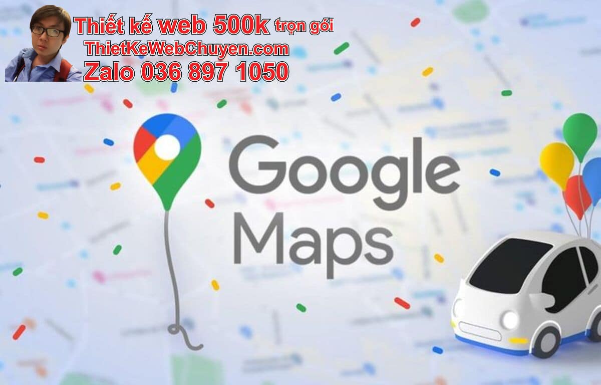 tạo bản đồ Google Map công ty thi công cảnh quan