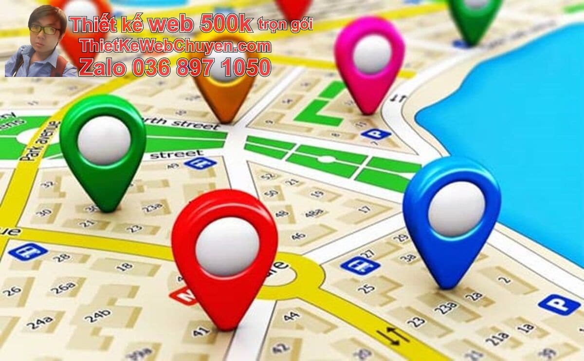 Tạo bản đồ Google Map cửa hàng bán đồ ăn uống