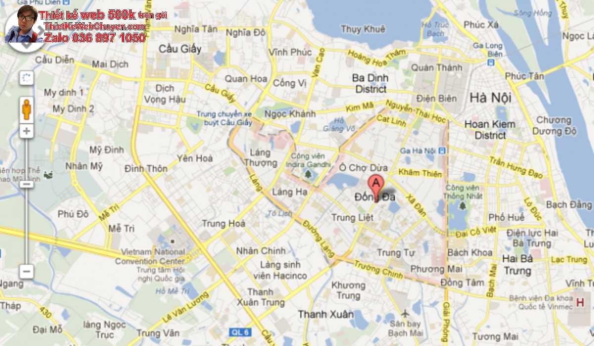 Tạo bản đồ Google Map cửa hàng bán giày dép