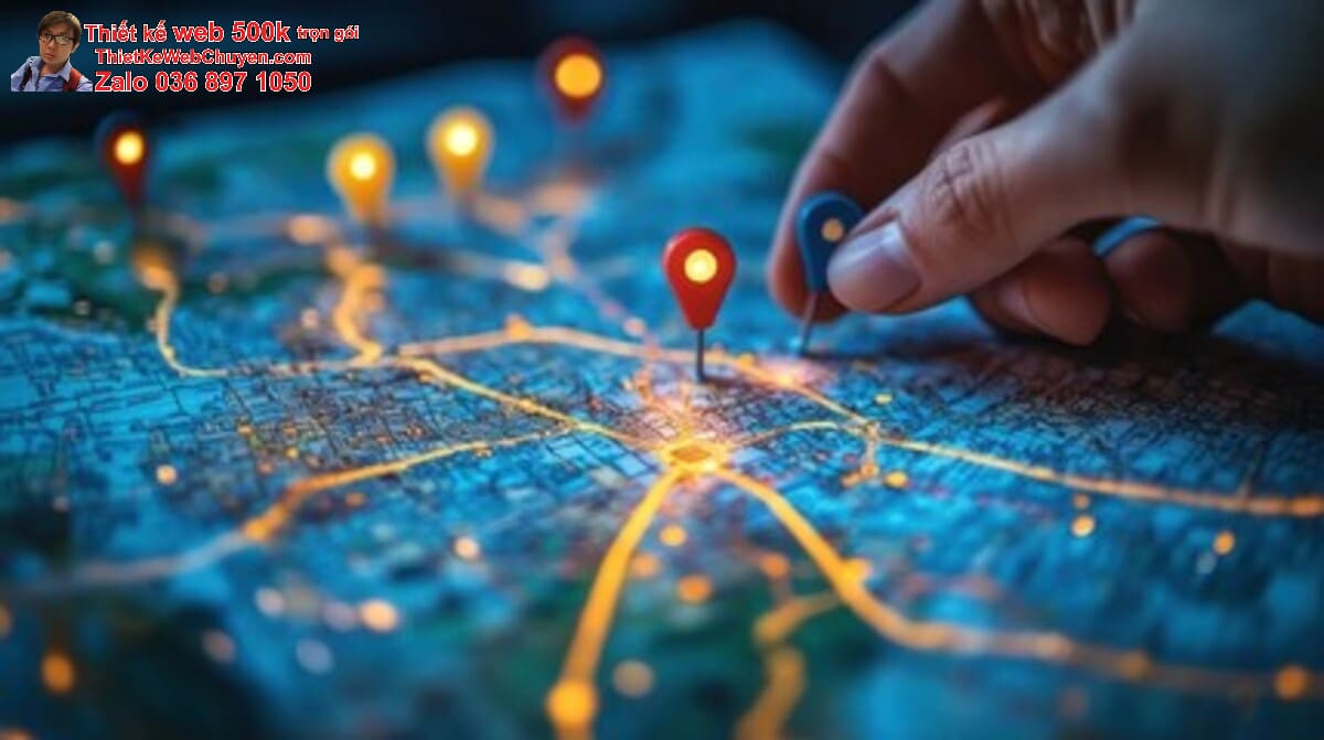 Tạo bản đồ Google Map cửa hàng bán nón