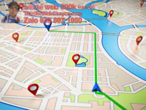 Tạo bản đồ Google Map cửa hàng bán nông sản