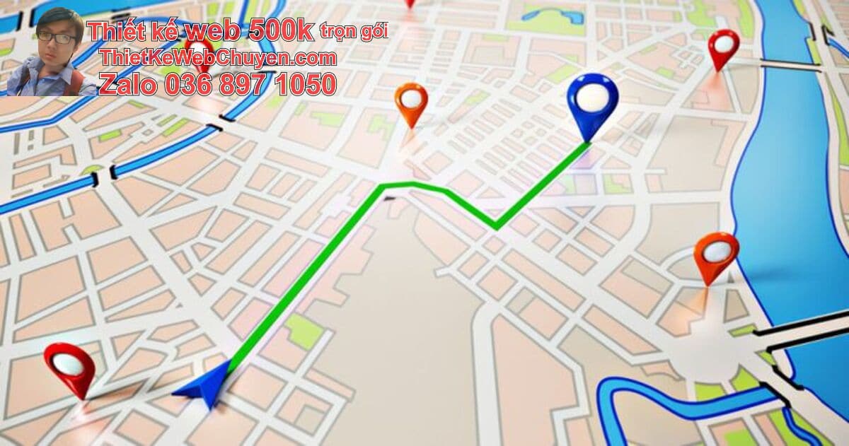 Tạo bản đồ Google Map cửa hàng bán trang sức