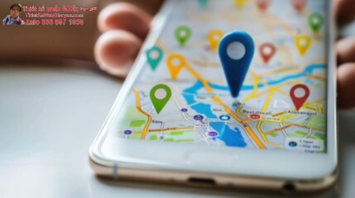 Tạo bản đồ Google Map cửa hàng bán vali