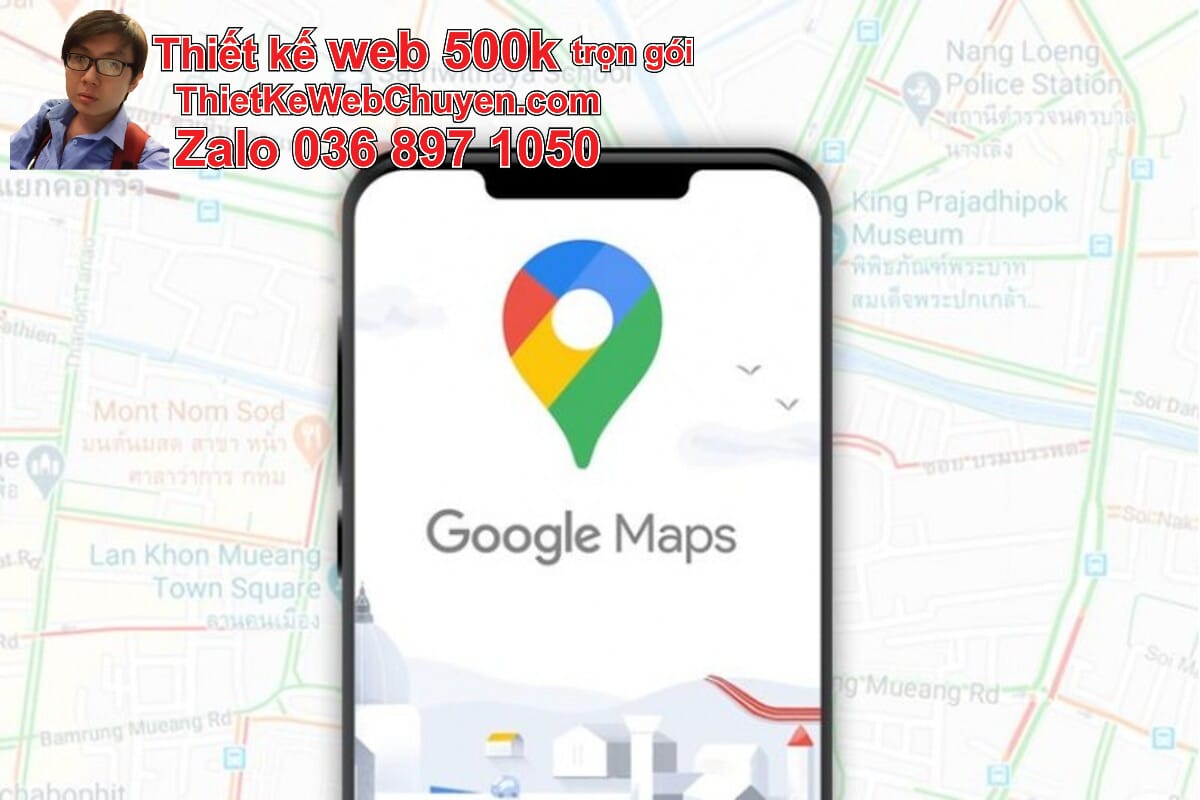 Tạo bản đồ Google Map quán trà sữa