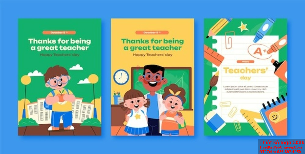 Các nhà thiết kế bìa sách nuôi dạy trẻ thường tìm cách thể hiện sự đa dạng của phương pháp nuôi dạy trong thiết kế của mình. Thiết kế bìa sách nuôi dạy trẻ thường chú trọng vào việc sử dụng các màu sắc ấm cúng, gợi cảm giác an toàn và thân thiện.