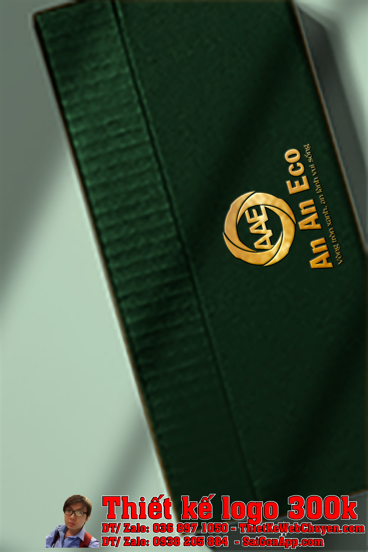 Thiết Kế Logo An An Eco trên nền tảng di động