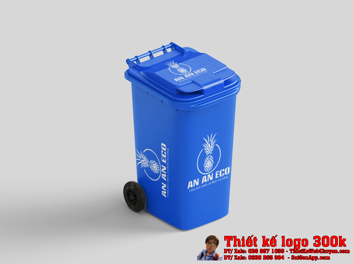 Phối cảnh Thiết Kế Logo An An Eco văn phòng