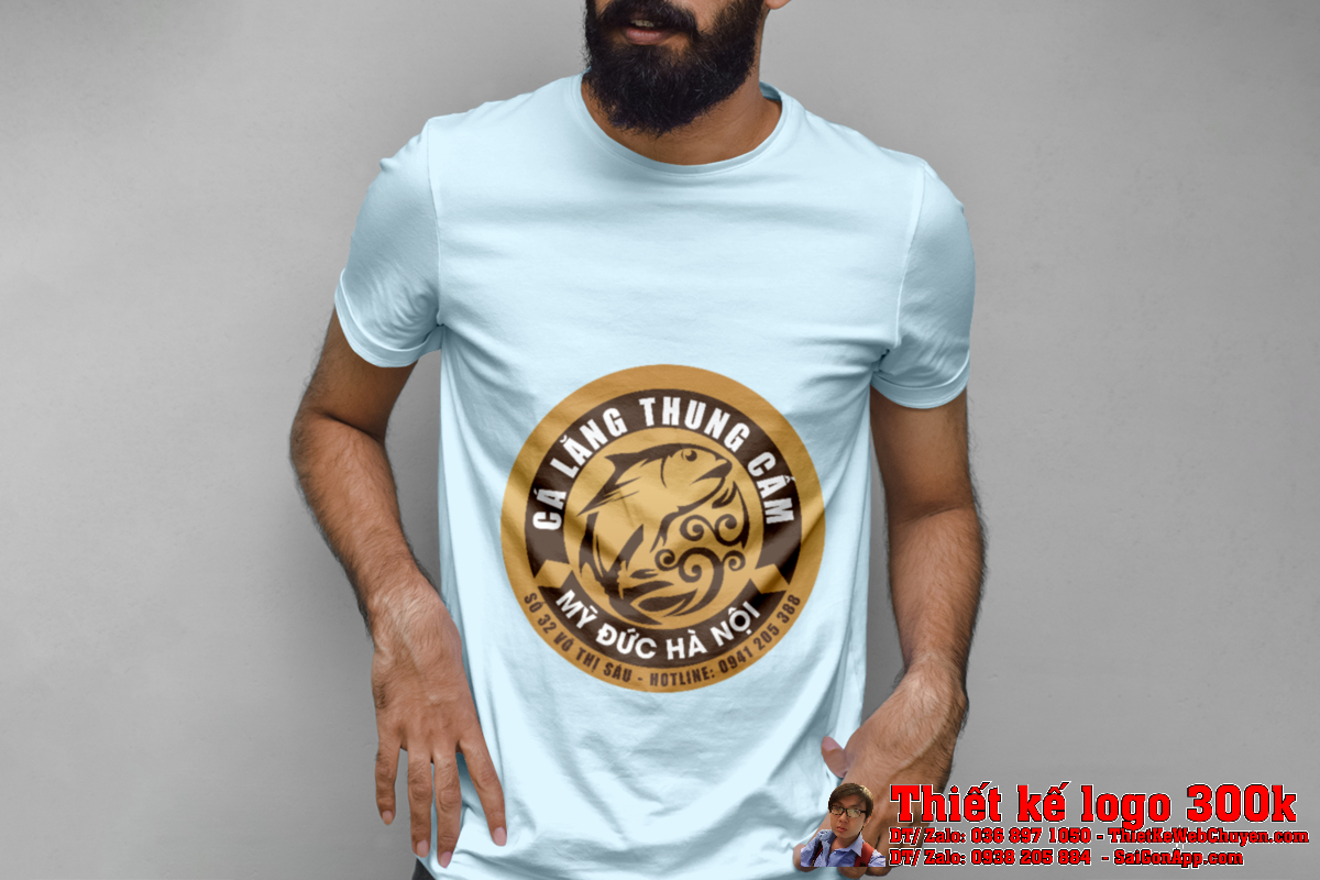 Ứng dụng Thiết Kế Logo Bán Cá Giống Công Ty Cá Lăng Thung Cấm