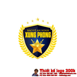 Thiết Kế Logo Bảo Vệ An Ninh Xung Phong