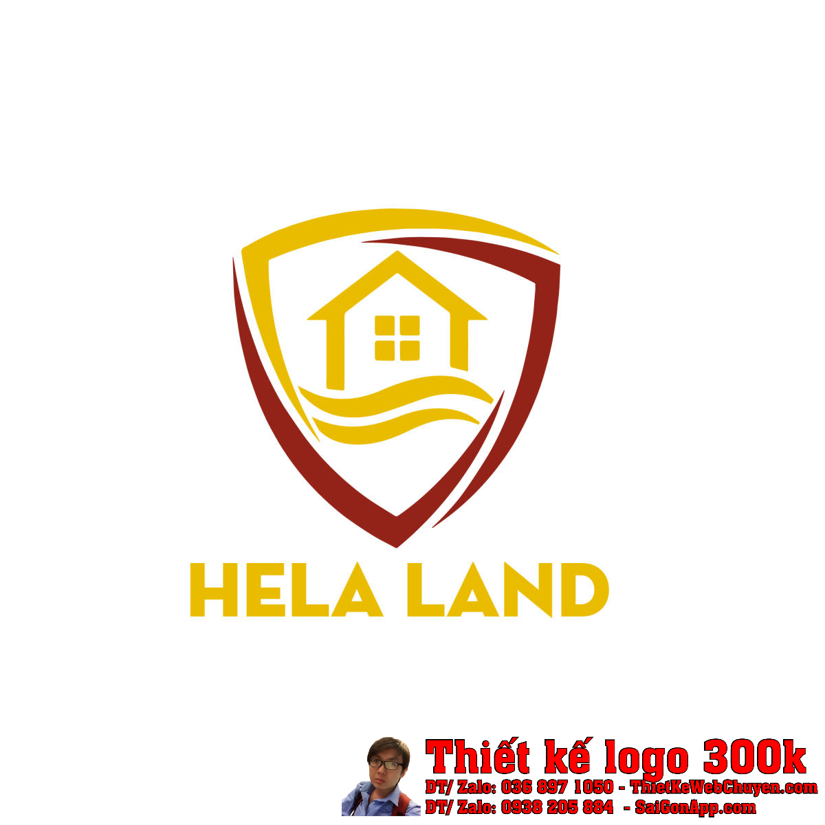 Thiết Kế Logo Bất Động Sản HELA LAND