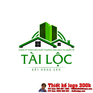 Thiết Kế Logo Bất Động Sản TÀI LỘC