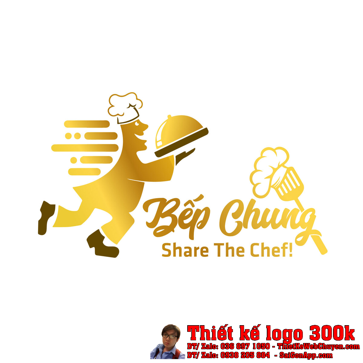 Thiết Kế Logo Bếp Chung tổng thể
