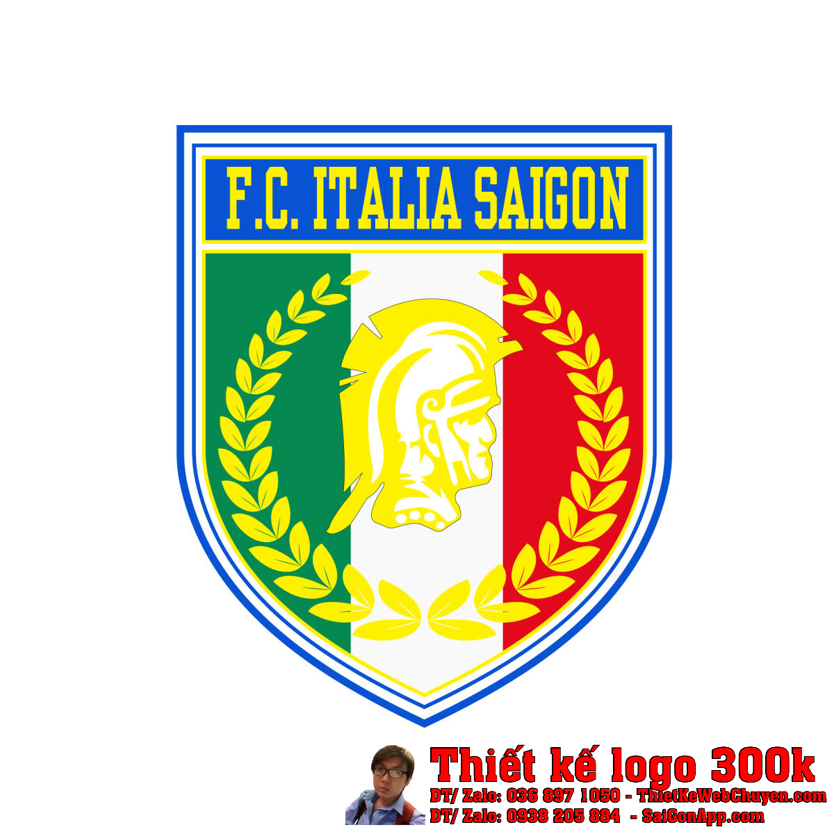Thiết Kế Logo CLB Bóng Đá FC ITALIA SAIGON