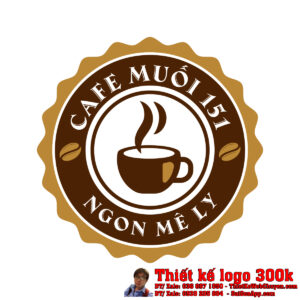 Thiết Kế Logo Cafe Cafe Muối 151