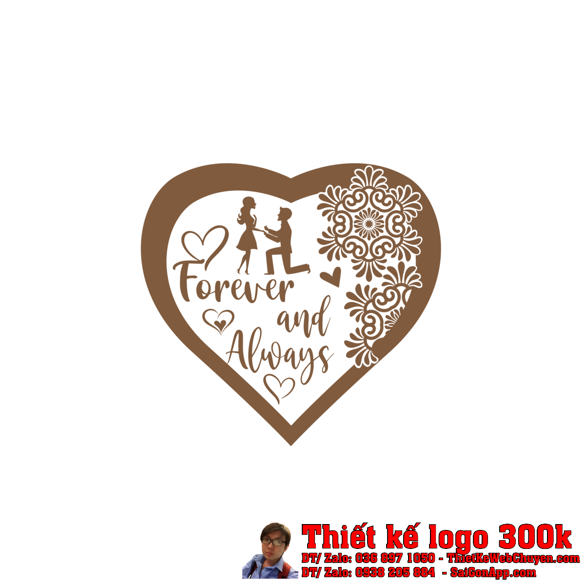 Thiết Kế Logo Cầu Hôn Will You Marry Me