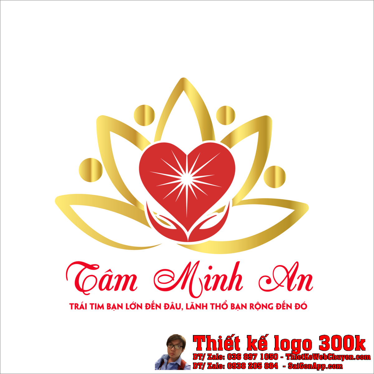 Mẫu Thiết Kế Logo Cộng Đồng Tâm Minh An chuẩn sắc nét