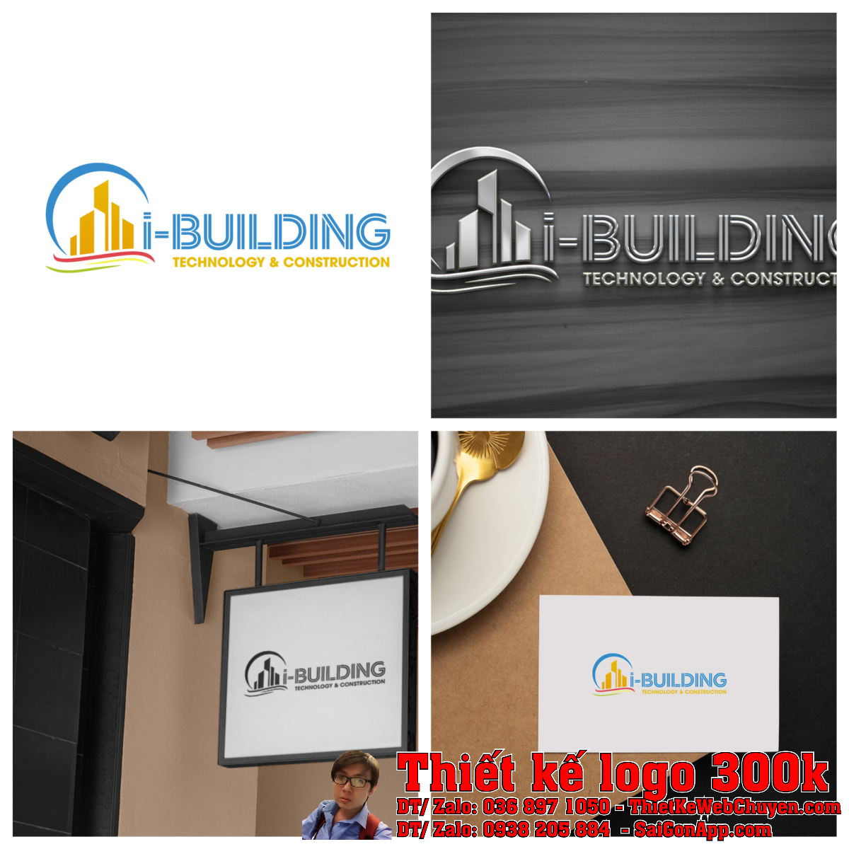 Chi tiết biểu tượng logo i BUILDING