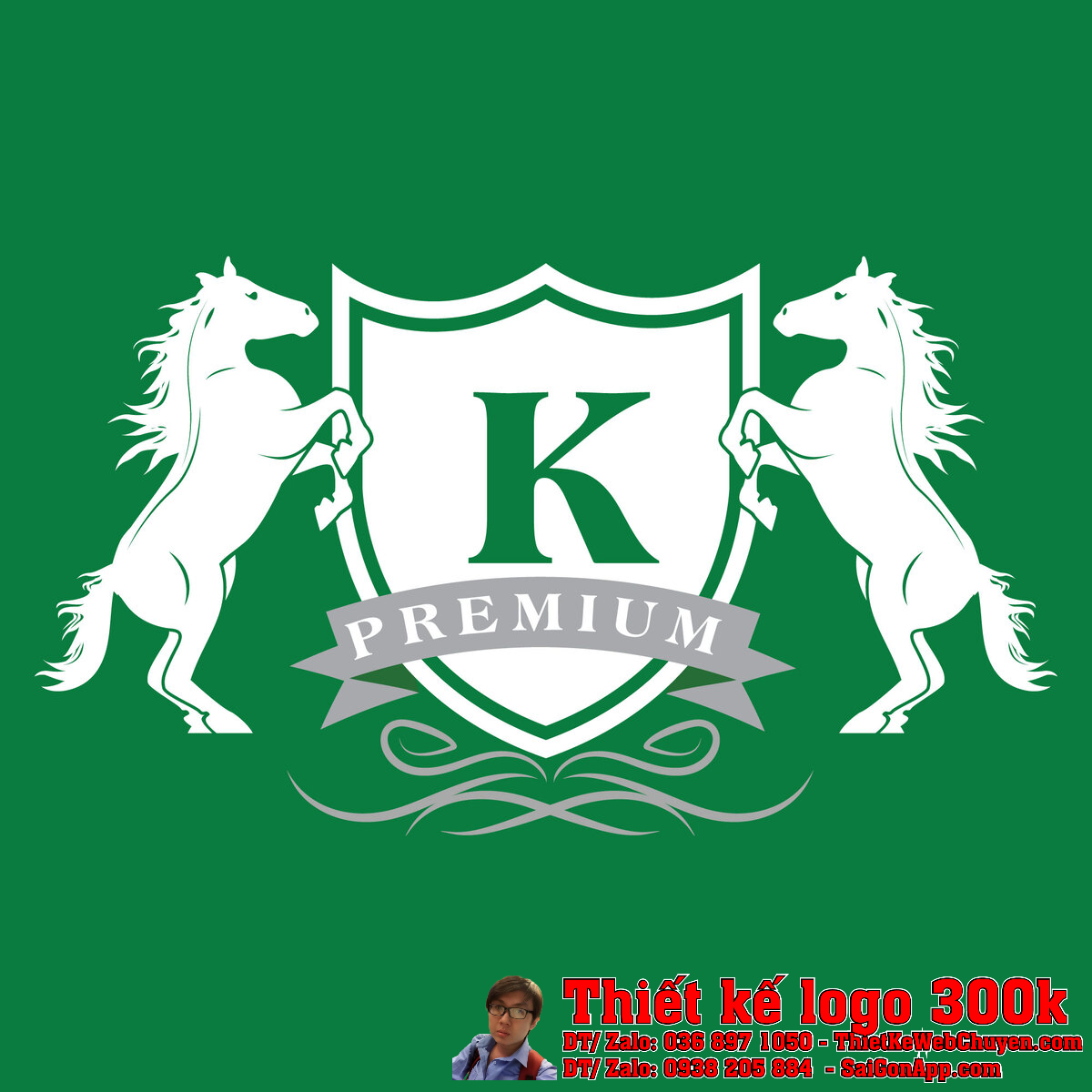 Chi tiết Thiết Kế Logo Công Ty K phiên bản chính