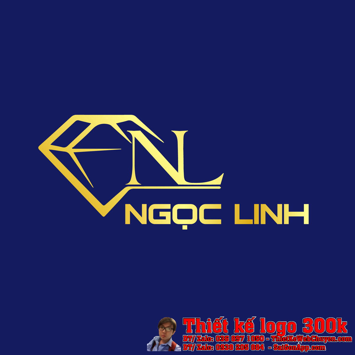 Thiết Kế Logo Công Ty Ngọc Linh bản chuẩn