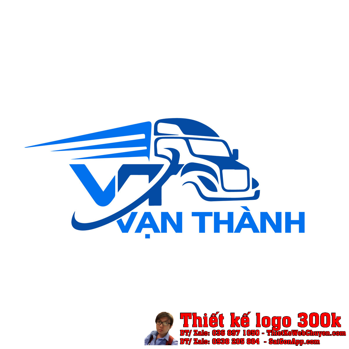 Thiết Kế Logo Công Ty TNHH Giao Nhận Vận Tải Vạn Thành - Phối cảnh chính