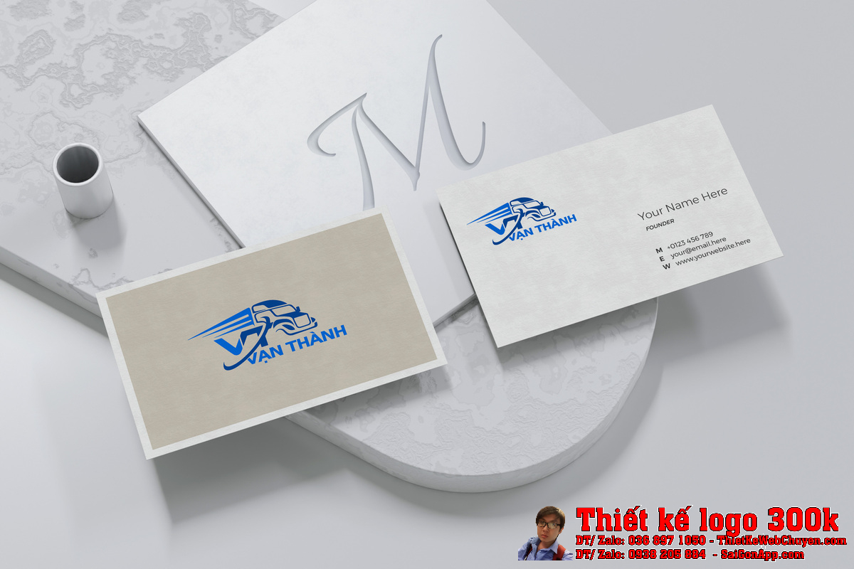 Thiết Kế Logo Công Ty TNHH Giao Nhận Vận Tải Vạn Thành - Ứng dụng văn phòng