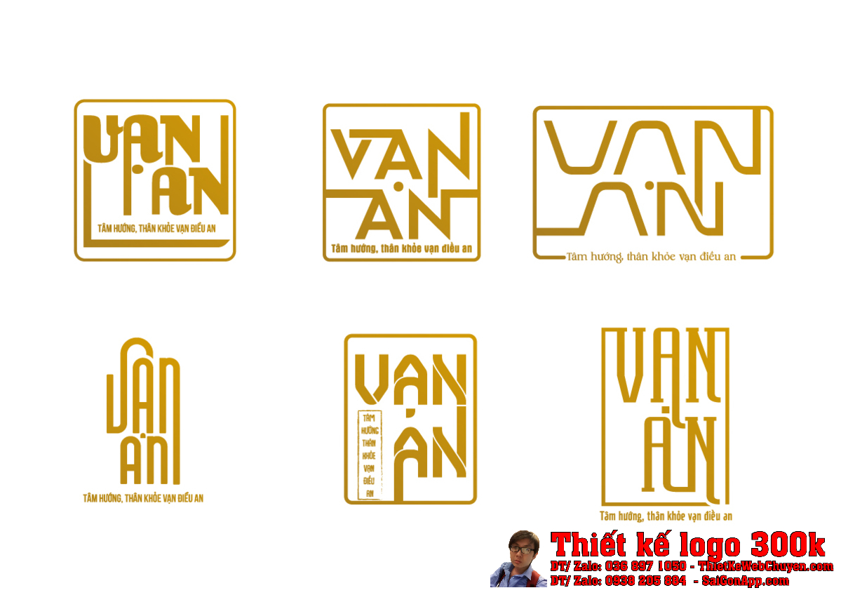 Thiết Kế Logo Công Ty TNHH Sản Xuất Và Xuất Nhập Khẩu Vạn An chính diện