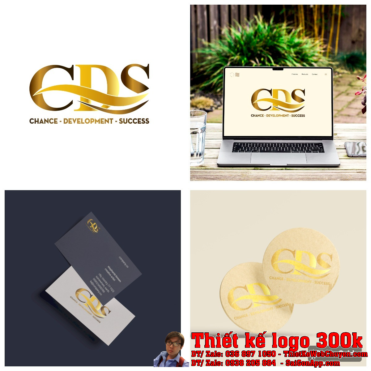 Thiết Kế Logo Công Ty TNHH Tư Vấn Đầu Tư Xây Dựng Tân Đại Phong - Phối cảnh 5