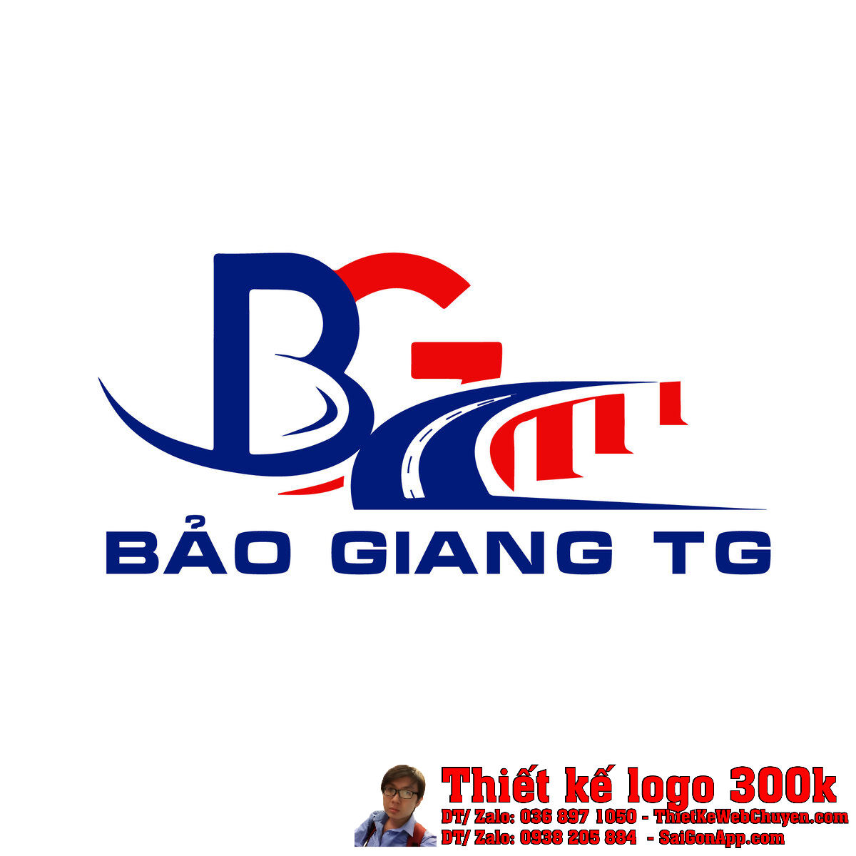 Thiết kế logo Công ty TNHH Xây Dựng Bảo Giang TG - Phối cảnh chính
