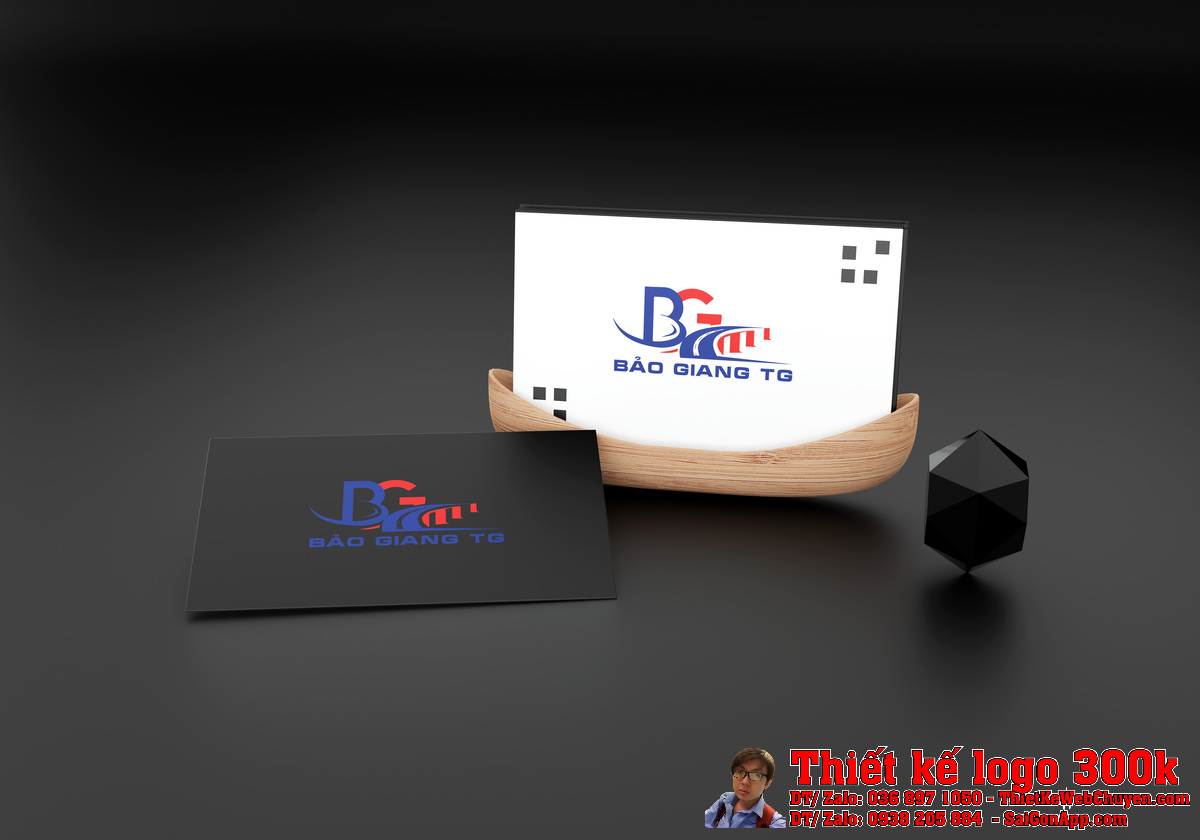 Thiết kế logo Công ty TNHH Xây Dựng Bảo Giang TG - Phiên bản trên nền trắng