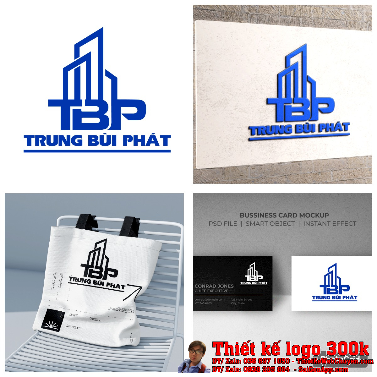 Chi tiết logo Trung Bùi Phát