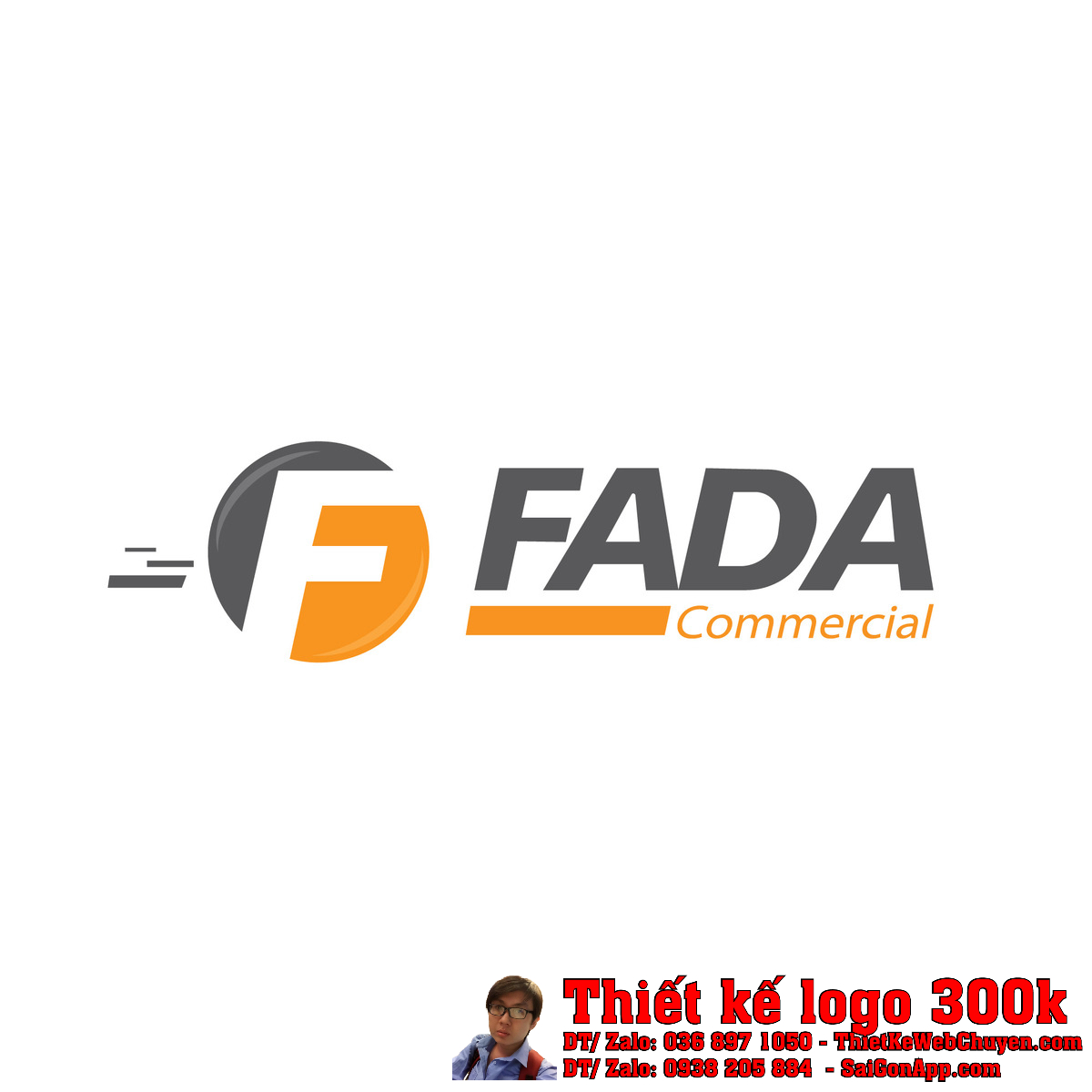 Thiết Kế Logo Công ty TNHH Thương Nghiệp FaDA phiên bản chính
