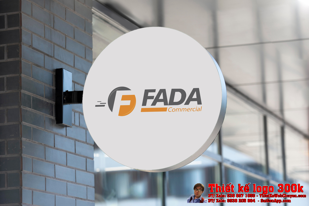 Thiết Kế Logo Công ty TNHH Thương Nghiệp FaDA trên nền trắng