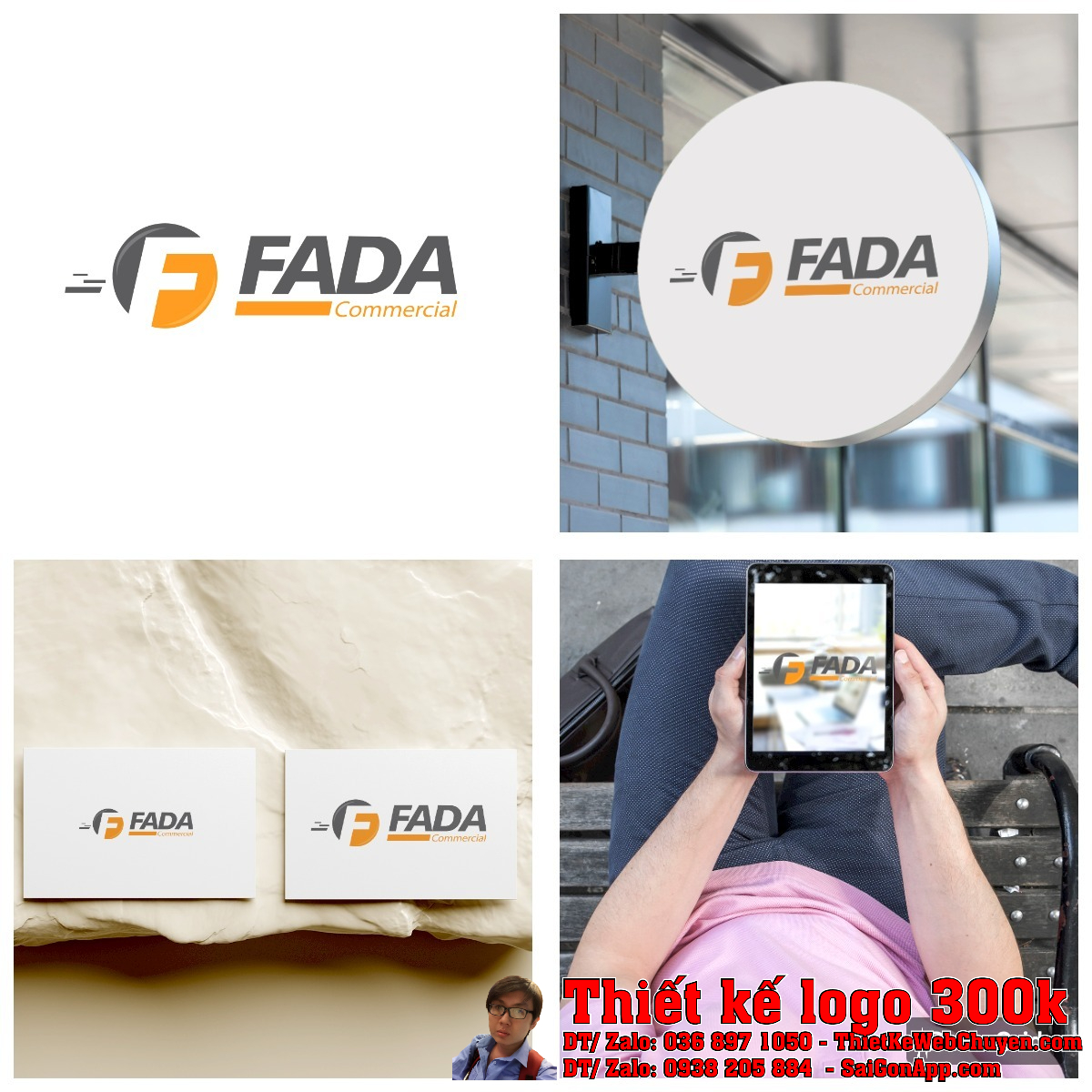 Tổng thể Thiết Kế Logo Công ty TNHH Thương Nghiệp FaDA