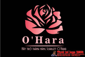 Thiết Kế Logo Cửa Hàng Hoa O’HARA