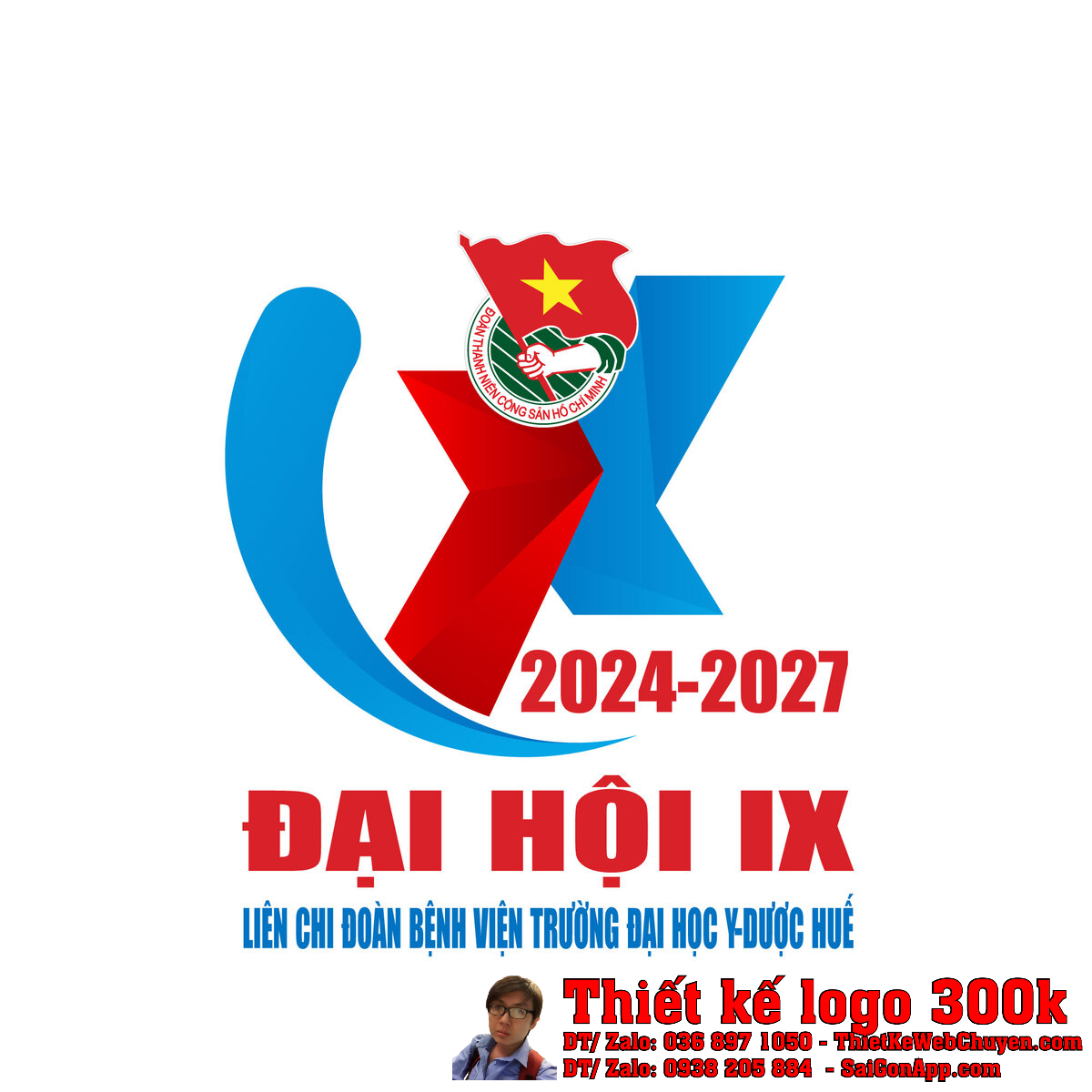 Thiết Kế Logo ĐẠI HỘI LIÊN CHI ĐOÀN BỆNH VIỆN TRƯỜNG ĐẠI HỌC Y DƯỢC HUẾ