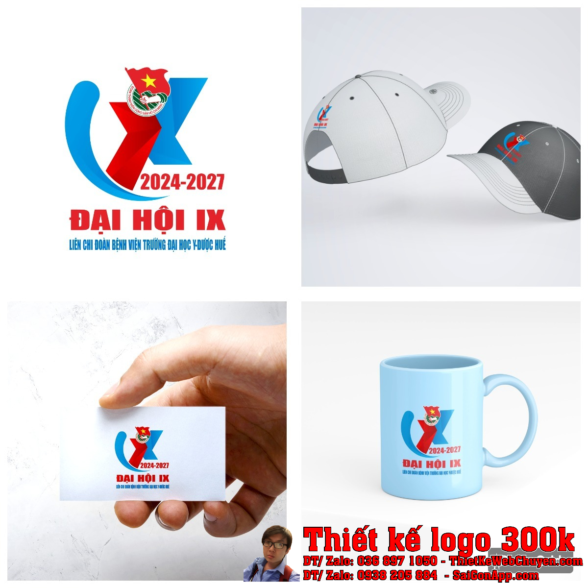 Thiết Kế Logo ĐẠI HỘI LIÊN CHI ĐOÀN BỆNH VIỆN TRƯỜNG ĐẠI HỌC Y DƯỢC HUẾ