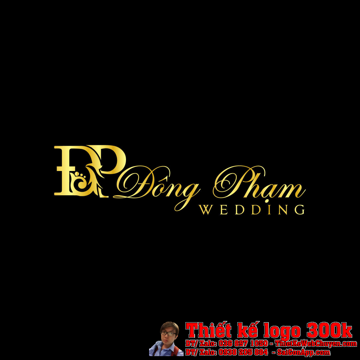 Thiết Kế Logo Đào Tạo và Kết Tráp Mâm Quả Cưới Đông Phạm Wedding Thiết Kế Logo Đào Tạo và Kết Tráp Mâm Quả Cưới Đông Phạm Wedding - Mẫu logo cưới hỏi cao cấp