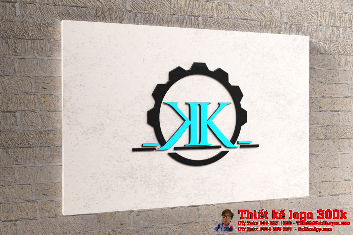 Ứng dụng logo công ty KK trong in ấn