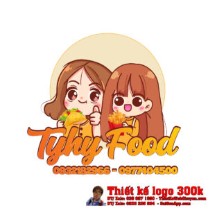 Thiết Kế Logo Đồ Ăn Vặt Tyhy Food
