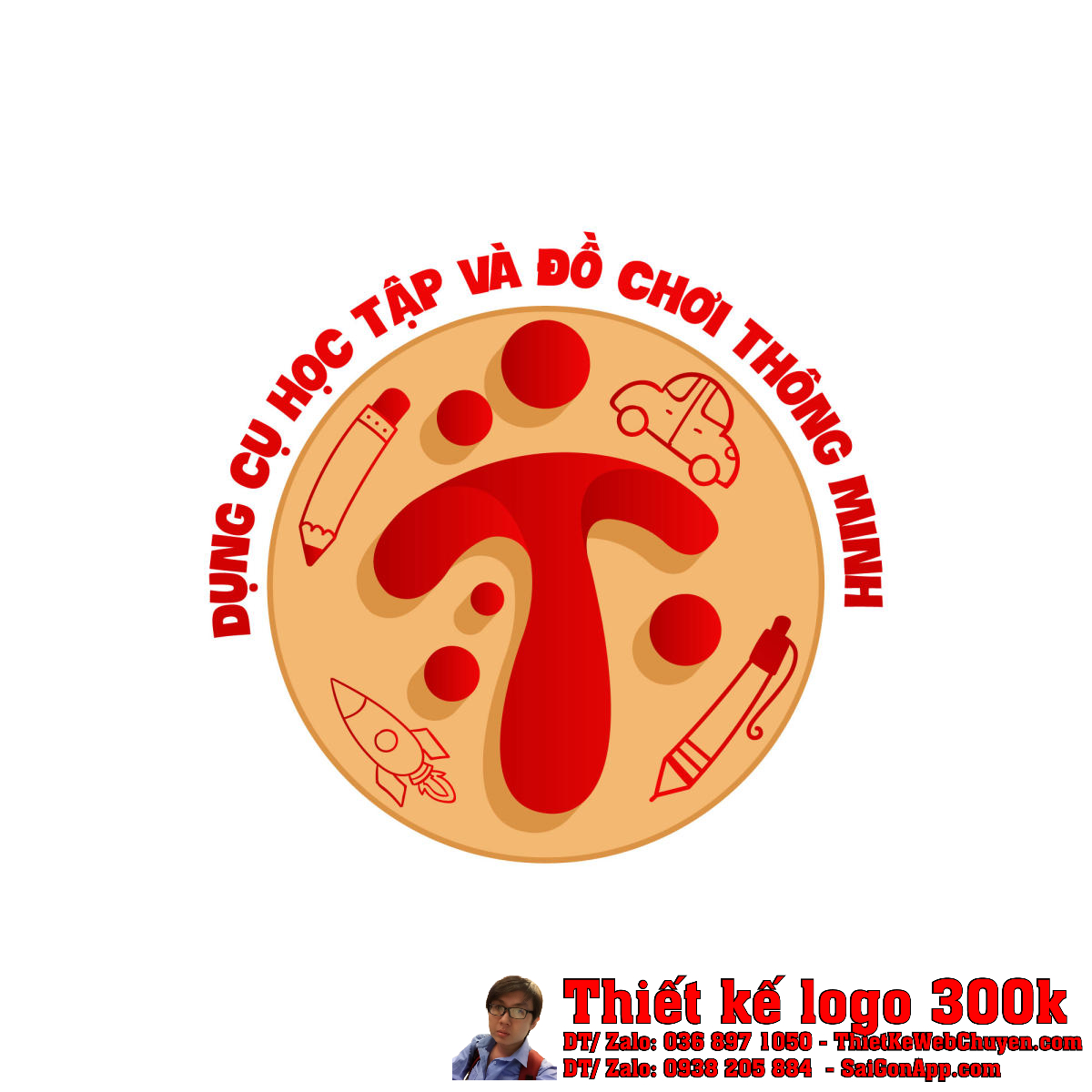 Thiết Kế Logo Dụng Cụ Học Tập và Đồ Chơi Thông Minh Nguyễn Thế Tùng