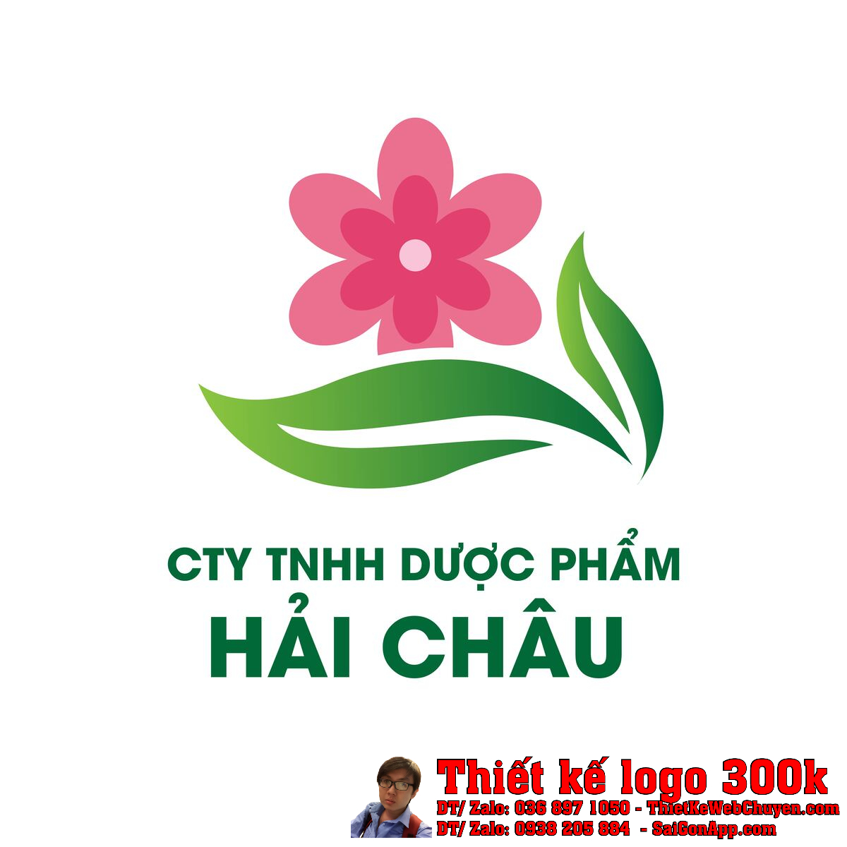 Mẫu logo Dược Phẩm Hải Châu 1