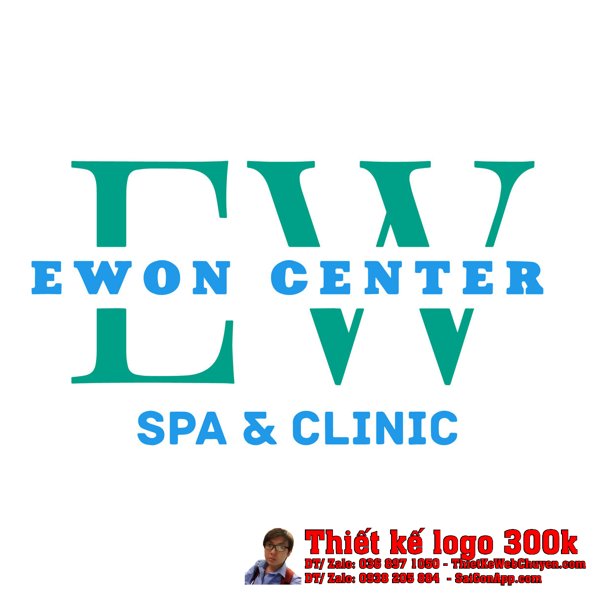 Thiết Kế Logo EWON CENTER SPA CLINIC phiên bản chính thức